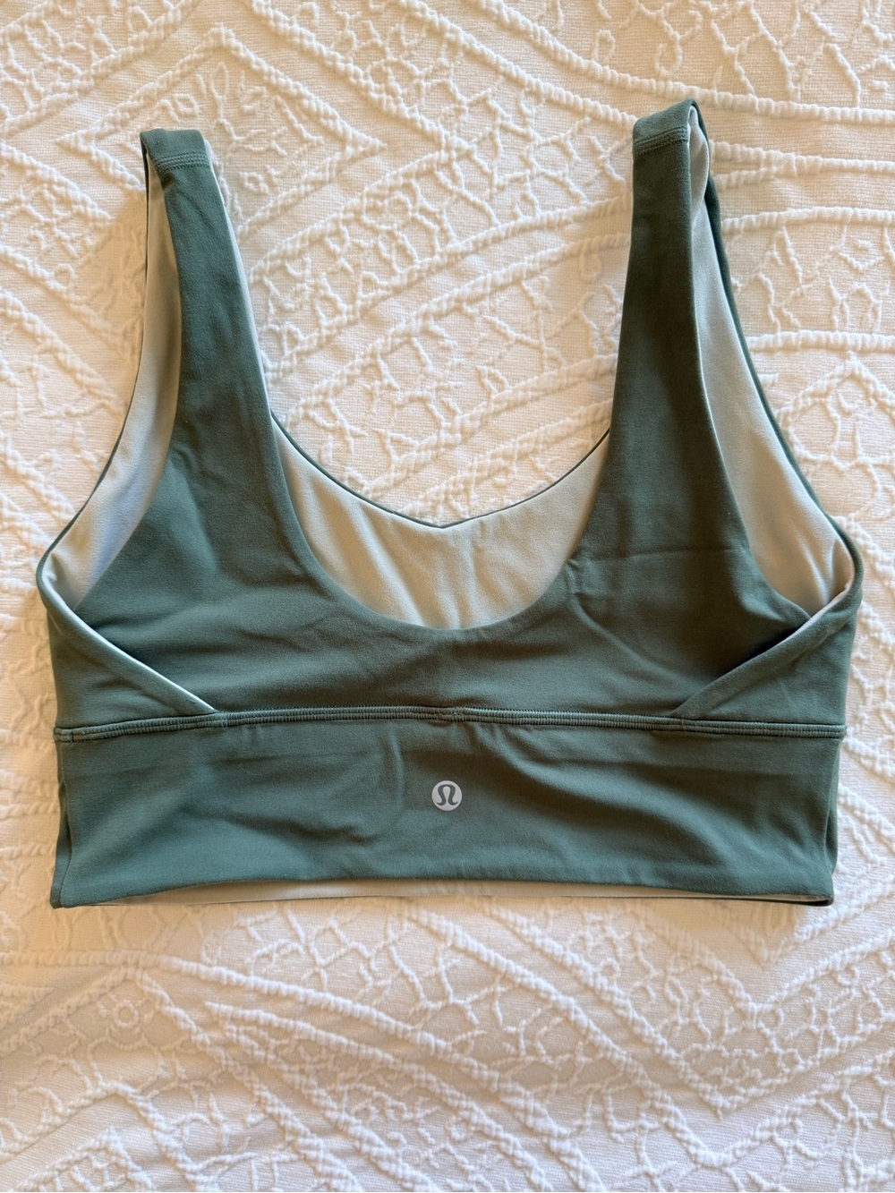 Lululemon Align Reversible Bra Rosemary Green / Green Fern Size 8